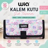Wia Sanatsal Kalemlik Katlanabilir Kalem Kutusu - Dayanıklı Kumaş, Geniş Iç Hacim, Cırt Cırtlı Kapanış - TOP PUPS