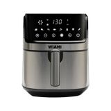 Wiami Airfryer 6.5 L V2 Akıllı Yağsız Fritöz inox-siyah