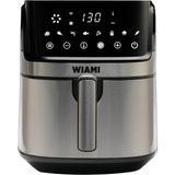 Wiami Airfryer 6.5l Inox Akıllı Hava Fritözü - Gümüş - Siyah