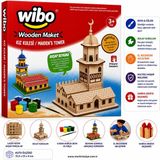 Wibo Art Ahşap Kız Kulesi Maketi Boyanabilir Kendin Yap Dıy Hobi ve Sanat Seti