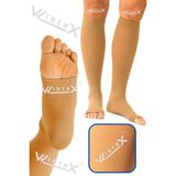 Wibtex Diz Altı Varis Çorabı Burnu Açık Çorap (Ten Rengi) Orta Basınç Ccl2(Çift Bacak) - 7