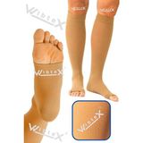 Wibtex Diz Altı Varis Çorabı Burnu Açık Çorap (Ten Rengi) Orta Basınç Ccl2(Çift Bacak) - 8