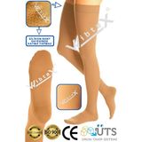 Wibtex Diz Üstü Varis Çorabı Burnu Kapalı Çorap (Ten Rengi) Orta Basınç Ccl2(Çift Bacak) - 8