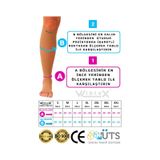 Wibtex Varis Çorabı Ten Rengi CCL2 2XL Açık Diz Altı
