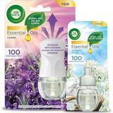 Wick Elektrikli Oda Kokusu Lavanta Kit (Cihaz + Yedek Şişe) + Temizliğin Esintisi Yedek Şişe