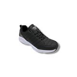 Wickers 2353-26 Cilt Deri Anatomik Erkek Sneaker Siyah Beyaz