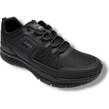 Wickers 2805-26 Cilt Deri Anorak Anatomik Büyük Numara Erkek Sneaker 45-47 - Siyah