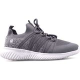 Wickers Erkek Örme Kumaş Günlük Yürüyüş Ayakkabısı Ortopedik Hafif Sneaker 2839 - Füme