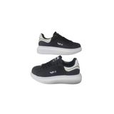 Wickers Unısex Siyah-Beyaz Ortopedik Düz Taban Sneaker Spor Ayakkabı Wckrs-99