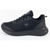 Wickers Unisex Siyah - Siyah Ortopedik Spor Ayakkabı
