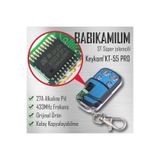 WICOM Kt-55 Pro Süper Işlemcili Garaj Kepenk Bariyer Kapı Oto Alarm 433mhz Programlanabilir Akıllı Kumanda