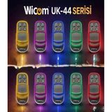 Wicom Uk-44 Akıllı Kodlanabilir Kumanda Otomatik Kapı Motoru Ve Bariyer İçin Güvenilir Kontrol Kumanda ( Renkli - 10 Adet)