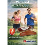 wicromed Düz Taban İçin Ayakkabı Tabanlığı Çelik Destekli YARIM Tabanlık MT7007