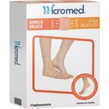 Wicromed Elastik Spor Ayak Bilek Desteği Hava Alabilen Örgü Kumaş ile Anatomik Tasarım - 2XL
