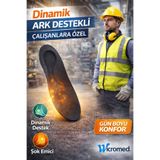 wicromed Konfor Düz Taban Yorgunluğa Karşı Rahat Şok Emici Takviyeli Dynamic MT7036