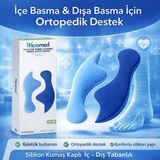 Wicromed ® Silikon Kumaş Kaplı Içe Basma Dışa Basma Ortopedik Tabanlık MT5048 - XL