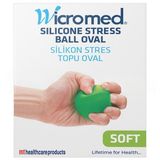 Wicromed Silikon Oval Stres Topu Yesil