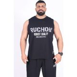 Wide - Athlete Quality 2805 Erkek Rahat Sporcu Atlet - Fitness & Spor Giyim - %100 Pamuklu Kumaş - Siyah