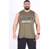 Wide - Athlete Quality 2805 Erkek Rahat Sporcu Atlet - Fitness & Spor Giyim - %100 Pamuklu Kumaş - Yeşil - XL