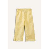 Wıde Leg 3D Poplin Pantolon Kız Bebek