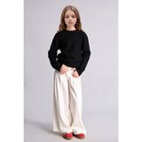 Wıde Leg Cepli Gabardin Geniş Paça Pantolon Kız Çocuk