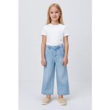 Wide Leg Denim Kız Çocuk Kot Pantolon