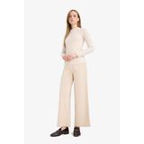 Wide Leg Geniş Bol Paça Triko Pantolon