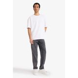 Wide Leg Geniş Paça Jean Kar Yıkamalı Pantolon