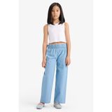 Wide Leg Jean Pantolon Kız Çocuk