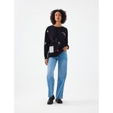 Wide Leg Regular Fit Kadın Pantolon - Denim - 25 / 30