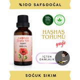 Wie Farma Haşhaş Tohumu Yağı 50 ml Soğuk Pres Cam Şişe %100 Saf