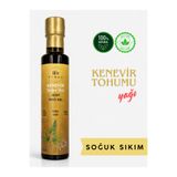 Wie Farma Kenevir Tohumu Yağı 250 ml Soğuk Sıkım Cam Şişe Doğal Bakım Yağı