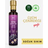 Wie Farma Üzüm Çekirdeği Yağı 250 ml Soğuk Pres Cam Şişe %100 Saf