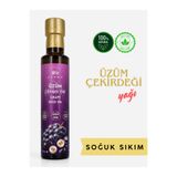 Wie Farma Üzüm Çekirdeği Yağı 250 ml Soğuk Sıkım Cam Şişe Doğal Bakım Yağı