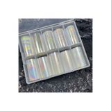Wien Nail Master 10lu Tırnak Süsleme Folyosu Şeffaf Holografik Dizayn Nail Art Transfer Folyo WNF-227