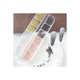 Wien Nail Master 4 Renk 12li Tırnak Süsleme Parlak Metal Havyar Taşları 3 Boy Nail Art Boncukları WN-526