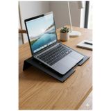 wiesmann Metal Siyah Notebook Laptop Standı Lazer Kesim Birinci Kalite Laptop Bilgisayar Standı 016