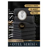 WİESSE 10 ADET - OTEL HAVLUSU - 850 GR/Adet - YÜKSEK KALİTE