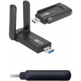 Wifi Alıcı Dual Band USB 3.0 Adaptör Kablosuz Windows 7/8/10/11 - Lisinya - TEK