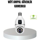 Wifi Ampul Güvenlik Kamerası 1080p Full Hd Gece Görüşlü Ve Hareket Algılamalı