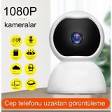 Wifi Güvenlik Kamerası 2mp 1080P Hd Akıllı Ip Kamera Onvif V380 Pro 360° - Beyaz
