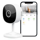 WiFi Kamera 2K, Galayou Kapalı Ev Güvenlik Kameraları Bebek/Yaşlı/Köpek/Evcil Hayvan Kamerası için Telefon uygulaması, 24/7 SD Kart Depolama, Alexa ve Google Home G7 ile çalışır