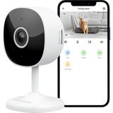 Wifi Kamera 2k, Kapalı Ev Güvenlik Kameraları Bebek/yaşlı/köpek/evcil Hayvan Kamerası Için Telefon Uygulaması, 24/7 Sd Kart Depolama, Alexa ve Google - Standart