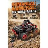 Wifi Kameralı Uzaktan Kumandalı Araba Hd Fpv Canlı Yayın Özellikli Şarjlı Off-Road Yarış Arabası