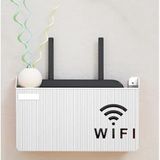 Wifi Kutusu Duvar Asılabilir Sigorta ve Modem Saklama Kutusu 25X15X6 cm - Beyaz