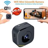 Wifi Mini Güvenlik Kamera (Uzaktan İzleme-Ses Dinleme-Hafıza Kart Kayıt)