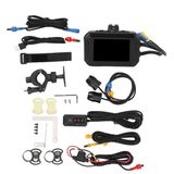 Wifi Ve Gps Özellikli Polygen Ön Ve Arka Çift Araç Kamerası, Motosikletler/Atv/Utv İçin 1080P Full Hd 150° Geniş Açı Gece Görüşü, Motosiklet Sürüş Kaydedici