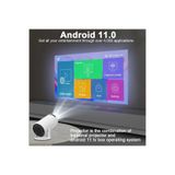 Wifi6 5G projektör Android 11 4K 150 ANSI çift WiFi BT 1280*720p taşınabilir ev sinema projeksiyon jng-h02