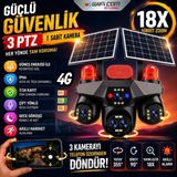 Wificam 5 Lensli Zoomlu 6 Motor 3 Ptz 4g Solar Kamera
