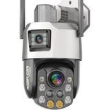 Wificam 6 Mp Gri PTZ Wifi Kamera 36X Optik Zoom Hareket Algılama ve Dış Mekan Kullanımı